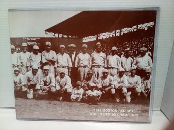 1918 Boston Red Sox Photo (pre-curse) In Thick Poly Sleeve    TA/B2
