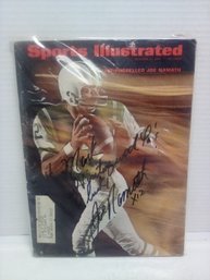 Autographed Vintage Sports Illustrated NFL 1966: Jet Propelled Joe Namath LP/D3