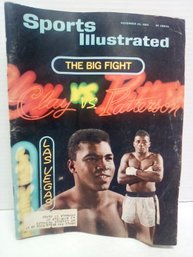 Sports Illustrated Nov. 22, 1965 'The Big Fight: Clay Vs. Patterson' 132 Pages!  AB/D3