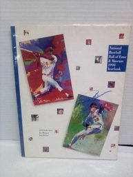 Jim Palmer Autographed 1990 Nat'l. Baseball HOF Yearbook Jim Palmer & Joe Morgan. LP /