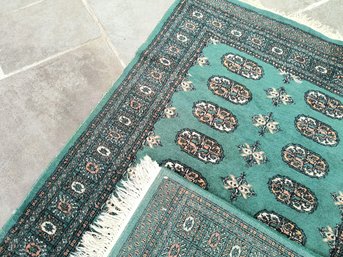 Small Rug With Fringes.