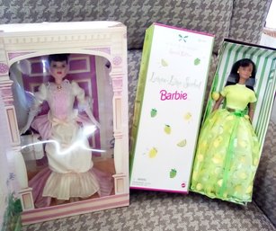 Barbie As Mrs. P.F.E. Albee Second In A Series  & Lemon-Lime Sorbet Barbie - Avon Exclusives  BR2