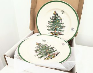 Set Of Six Spode Christmas Plates New With Stickers