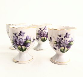 Set Of Four Vintage Egg Cups