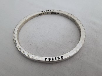 Size Large Steel Bangle Made From Repurposed Ammunition