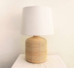 Contemporary Wicker Lamp