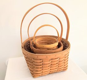 Collectible Longaberger Baskets Group Of Three