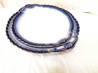 Two W H Grindley Antique Serving Platter/ Plates   Like This In This Collection