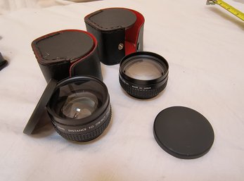 Two Camera Lenses