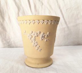 Wedgwood England Vase With Delicate Raised Flower Design