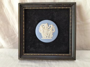 Lovely Wedgwood Cameo Framed With Velvet Mat