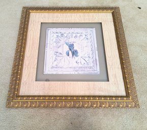 Artwork With Gold Toned Frame