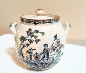 Vintage Chinese Covered Pot, EM & Co. Chang