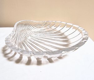 Vintage Shell Shaped Crystal Plate/dish