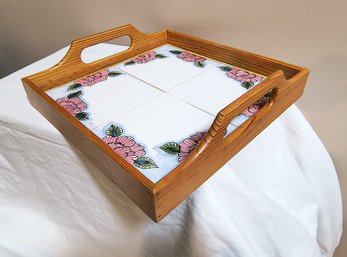 Hand-painted Tile Tray, Made In Portugal