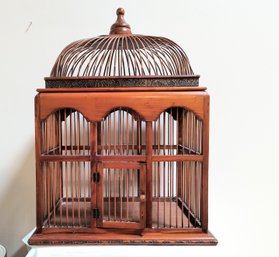 Large Wood Bird Cage