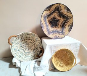 Trio Of Vintage Baskets