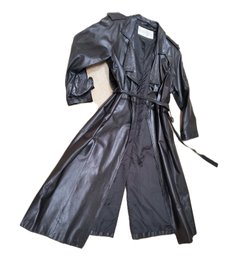 Amazing Leather Trench Coat From Bonwit Teller's