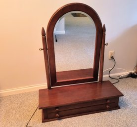 Tabletop Mirror With Drawers