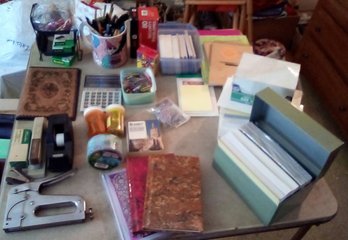 Office Supplies - Stapler, Tape, Calculator, Index Cards, Blank Journals & Notebooks, Accessories  BR4