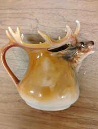 Royal Bayreuth Elk Figural Small Pitcher Or Creamer - No Damage