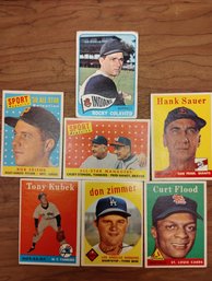 Lot Of 1958 Topps Star Players Baseball Cards