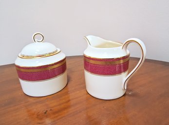 Oscar De La Renta Sugar Bowl And Creamer