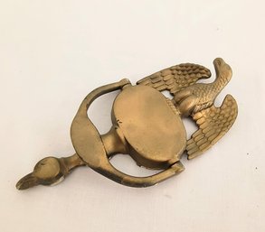 Brass Eagle Motif Door Knocker