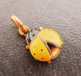 14 Karat Gold Ladybug Pendant