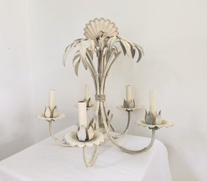 Fabulous Palm Beach Regency / Chinoiserie Tole Chandelier (see Compatible Table Lamp)