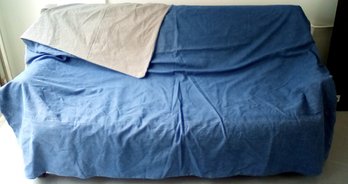 Ralph Lauren Denim Queen Duvet Cover/Kravet Cotton Black & White Check***Separate Pick-Up Location Sat. 8/10