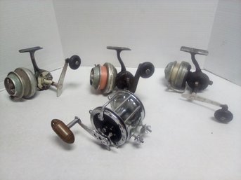 Four Fishing Reels - Penn Senator 4/0 & 3 Marque Deposee Brevete Made In France  TA/E5