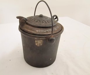 Antique Iron Glue Pot