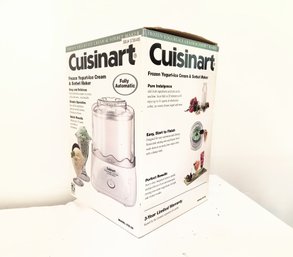 New In Box Cuisinart Ice Cream And Sorbet Maker