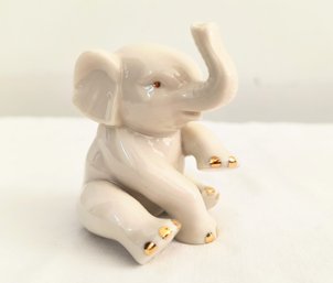 Lenox Hand-painted Ceramic Elephant Figurine