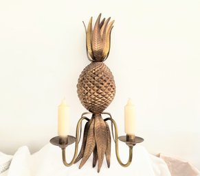 Large Vintage Pineapple Shaped Sconce