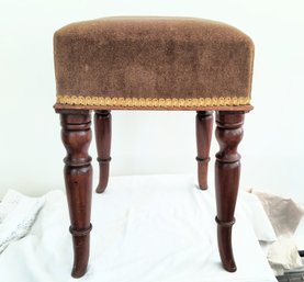 Antique Velvet Footstool/Ottoman/stool