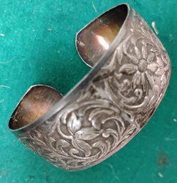 Vintage Sterling Silver Cuff Bracelet