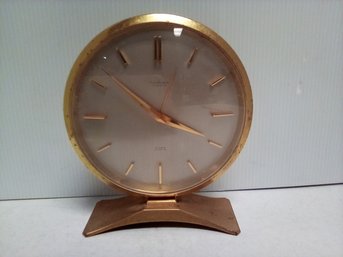 Vintage Mid Century Modern (Sleek Form!) Pommier 16 Jewels Alarm Clock, 8 Days  SUZ/D3