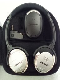 Bose Acoustic Noise Cancelling On Ear Headphones With Zippered Case/accessories