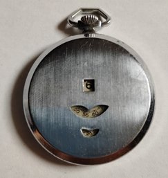 Old Mechanical Cool Jump Hour Pocket Watch - Running