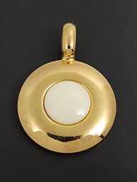 VINTAGE 1973 GROSSE GERMANY FOR CHRISTIAN DIOR GOLD TONE & ENAMEL PENDANT