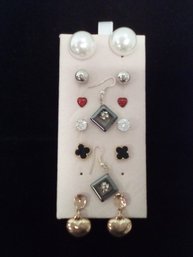 Excellent Collection Of Jewelry - 7 Pairs Of Earrings - Different Styles & Designs Plus Kenneth Lane