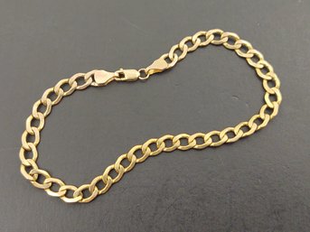 VINTAGE 10K GOLD 5mm CUBAN LINK BRACELET