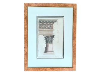 One Of Two Similar In This Sale - Beautifully Framed Architectural Print