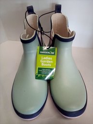 Gardenline Size 9 Ladies Garden Boots With Tag Still On - Water Resistant-easy Pull-on Style  TT/CVBKB