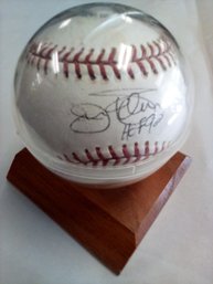 Jim Palmer Autographed Rawlings Official Major League Baseball - Elected Into Hall Of Fame 1990   LP/C3