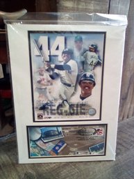 Reggie Jackson #44 Print - Opening Day Station 4-8-03 Bronx, NY & Print Of Yankee Stadium Suz/WAD