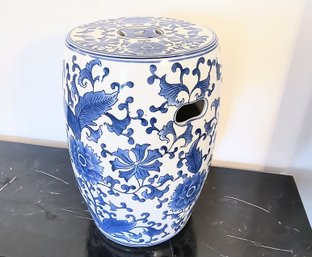 Blue And White Ceramic Garden Stool