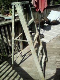 Aluminum Ladder For Climbing Adventures At Home.        Deck